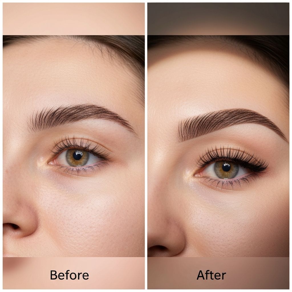 Combination Brows - Before and After