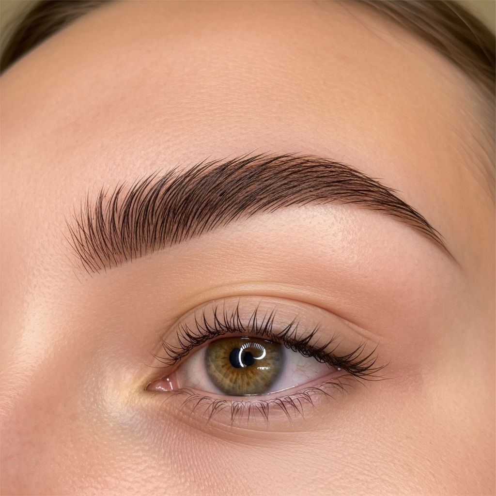 Ombre Powder Brows - Natural healed result